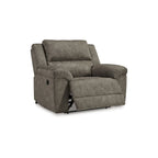 Fauteuil inclinable électrique surdimensionné | Revêtement marron | Siège extra large | Salon