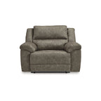 Fauteuil inclinable électrique surdimensionné | Revêtement marron | Siège extra large | Salon