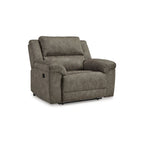 Fauteuil inclinable électrique surdimensionné | Revêtement marron | Siège extra large | Salon