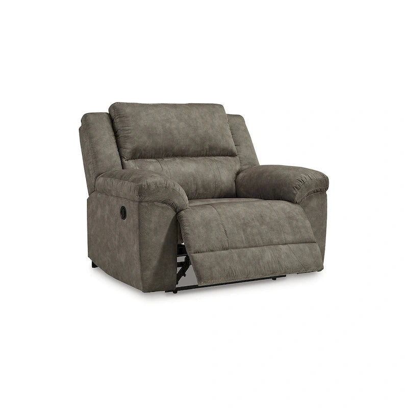 Fauteuil inclinable électrique surdimensionné | Revêtement marron | Siège extra large | Salon