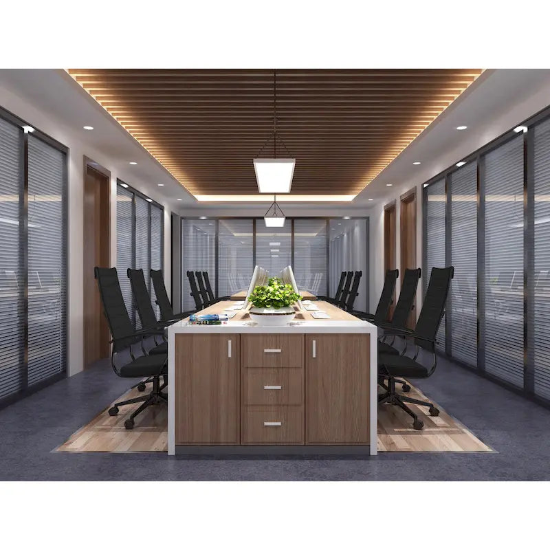 Chaise de bureau moderne haute avec dossier haut, en similicuir PU, pivotante, inclinable, réglable, avec coussin, modèle de designer, pour dirigeant