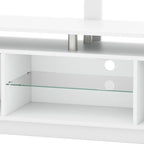 Meuble TV LED avec support réglable pour téléviseurs 75 pouces, prises de courant - 185 cm