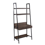 Bureau échelle en bois gris industriel