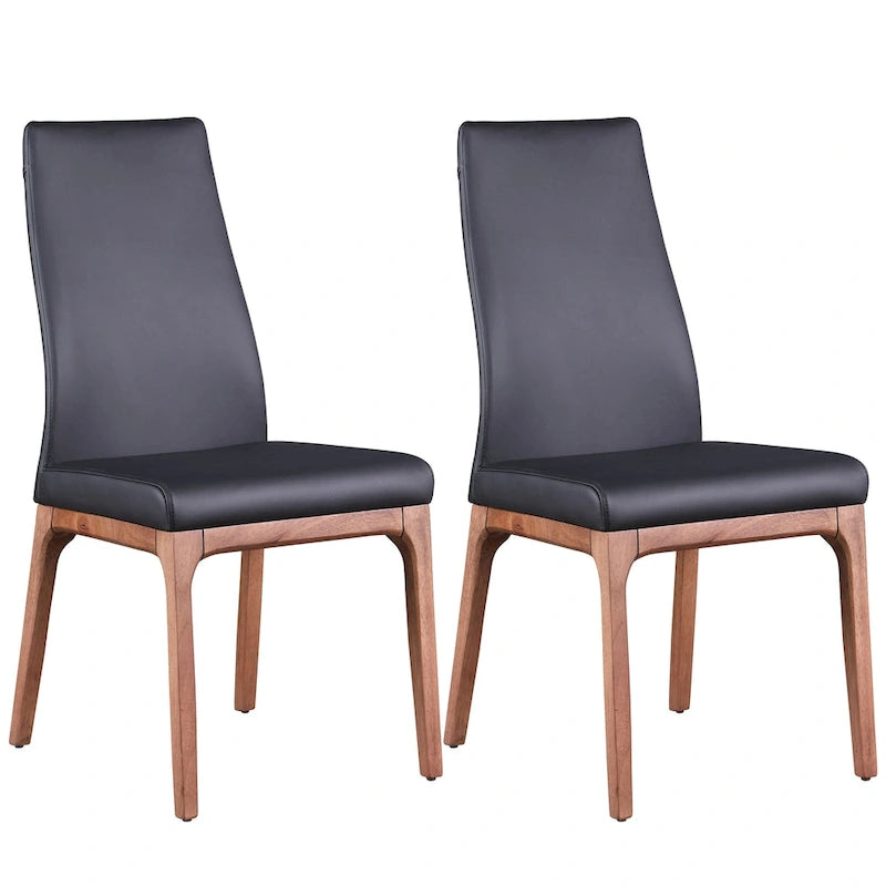 Chaise d'appoint contemporaine à dossier galbé avec piètement en bois
