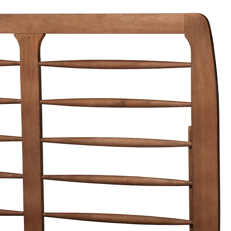 Lit plateforme en bois style milieu de siècle