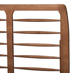 Lit plateforme en bois style milieu de siècle