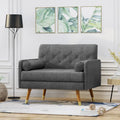 Fauteuil club moderne de style Mid-Century en tissu