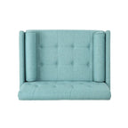 Fauteuil club moderne de style Mid-Century en tissu