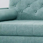 Fauteuil club moderne de style Mid-Century en tissu