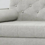 Fauteuil club moderne de style Mid-Century en tissu