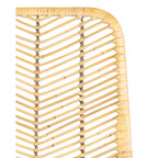 Chaises de salle à manger faites à la main en rotin naturel