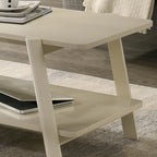 Table d'appoint étagère en bois du milieu du siècle