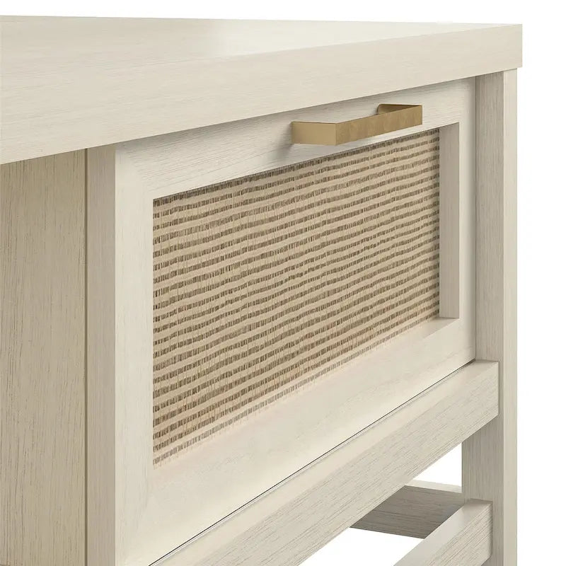 Table basse en bois moderne avec étagère inférieure | Table de salon | Design de rangement