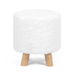 Pouf rond rembourré | Repose-pieds | Siège rembourré | Plusieurs couleurs | Salon