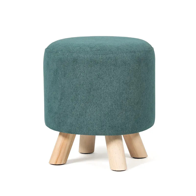 Pouf rond rembourré | Repose-pieds | Siège rembourré | Plusieurs couleurs | Salon