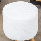 Pouf rond rembourré | Repose-pieds | Siège rembourré | Plusieurs couleurs | Salon