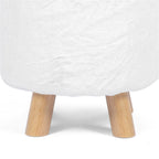 Pouf rond rembourré | Repose-pieds | Siège rembourré | Plusieurs couleurs | Salon