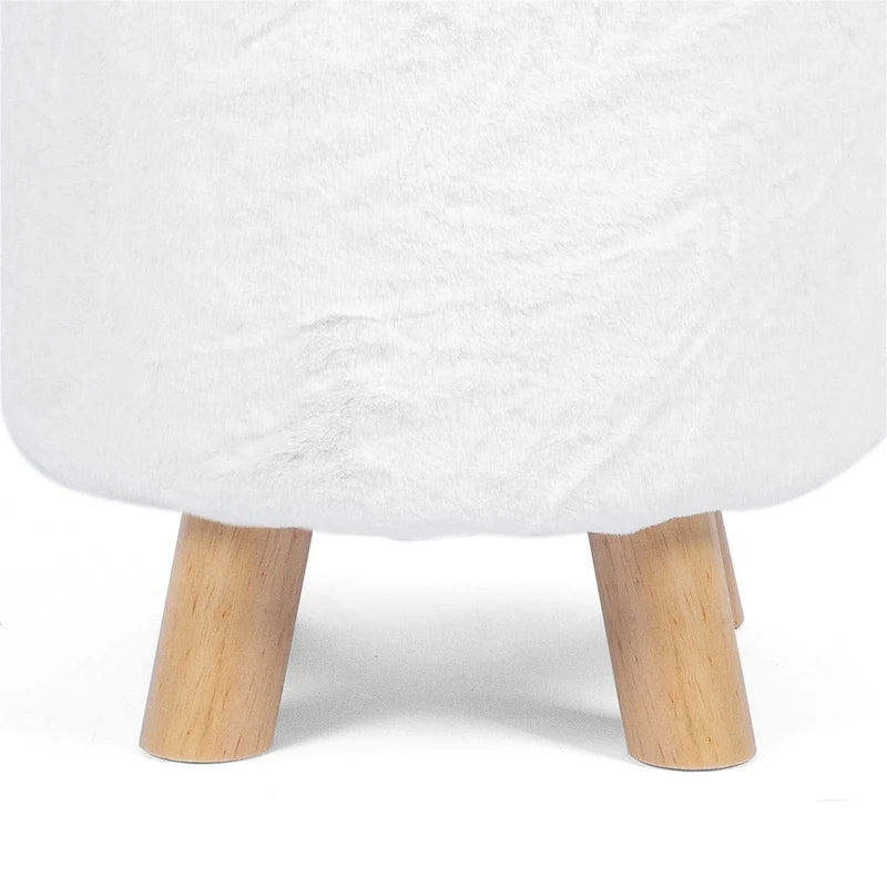 Pouf rond rembourré | Repose-pieds | Siège rembourré | Plusieurs couleurs | Salon