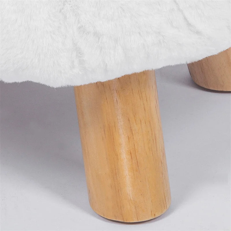 Pouf rond rembourré | Repose-pieds | Siège rembourré | Plusieurs couleurs | Salon