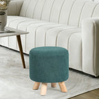 Pouf rond rembourré | Repose-pieds | Siège rembourré | Plusieurs couleurs | Salon