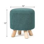 Pouf rond rembourré | Repose-pieds | Siège rembourré | Plusieurs couleurs | Salon