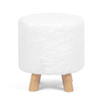 Pouf rond rembourré | Repose-pieds | Siège rembourré | Plusieurs couleurs | Salon