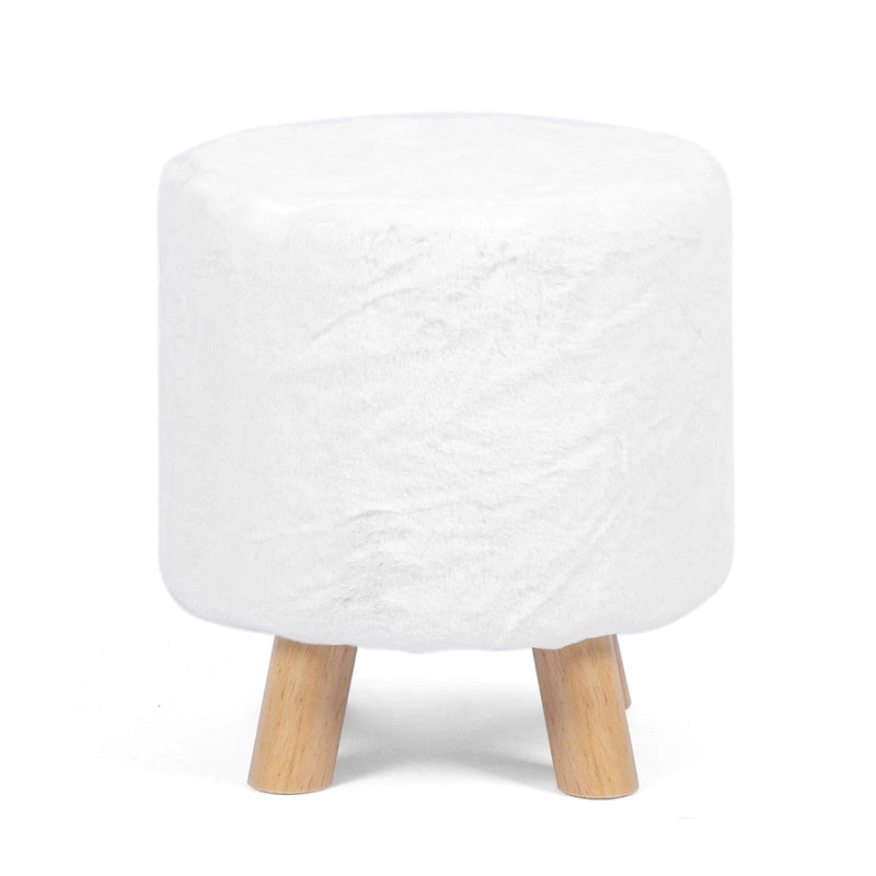 Pouf rond rembourré | Repose-pieds | Siège rembourré | Plusieurs couleurs | Salon