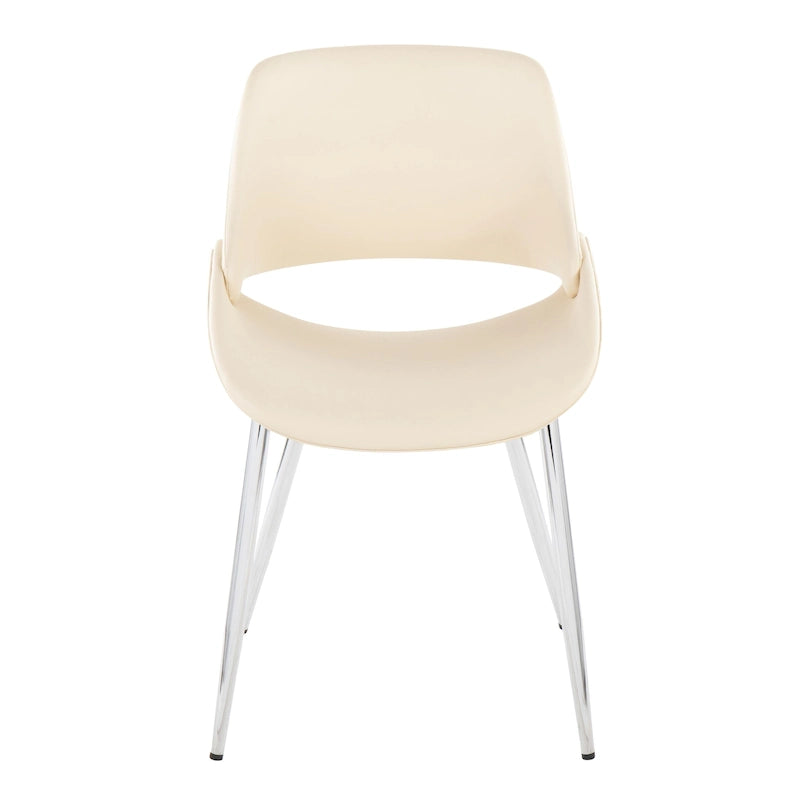 Chaise de salle à manger avec pieds effilés en métal