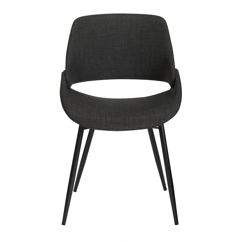Chaise de salle à manger avec pieds effilés en métal