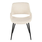 Chaise de salle à manger avec pieds effilés en métal