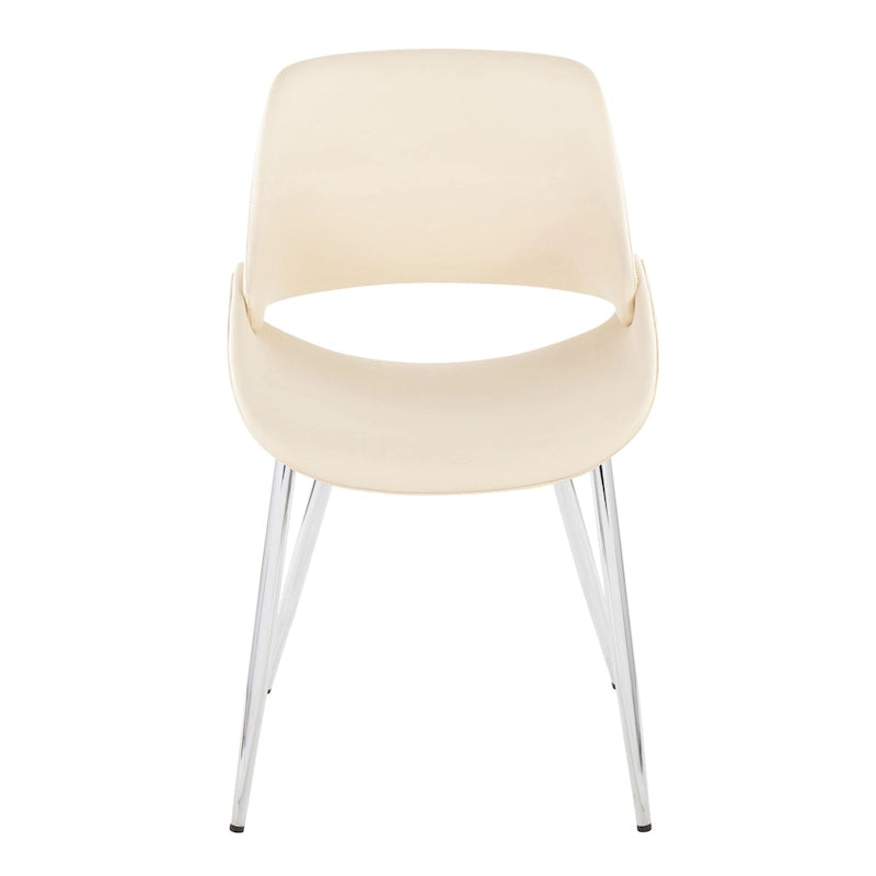 Chaise de salle à manger avec pieds effilés en métal