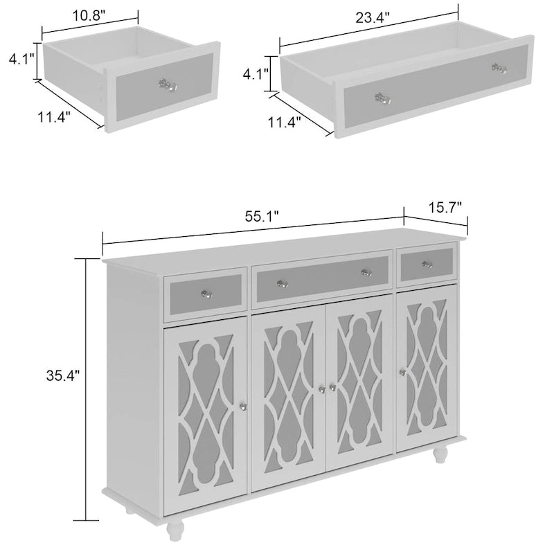 Crédences Miroir Bahuts Buffets Armoires Consoles Bibliothèques