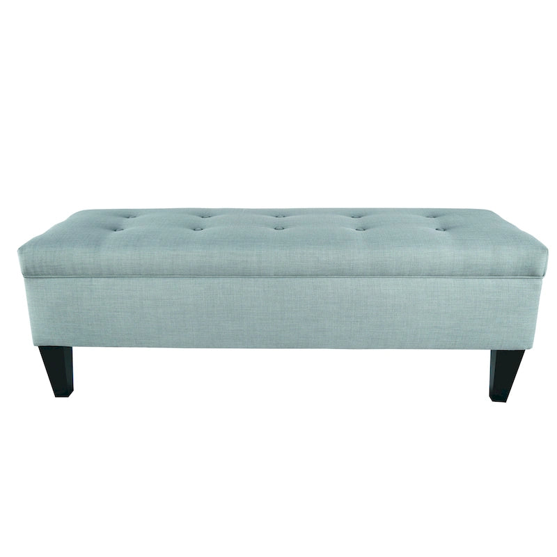 Banc de rangement ottoman capitonné Brooke