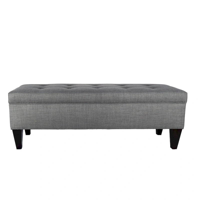 Banc de rangement ottoman capitonné Brooke