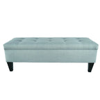 Banc de rangement ottoman capitonné Brooke
