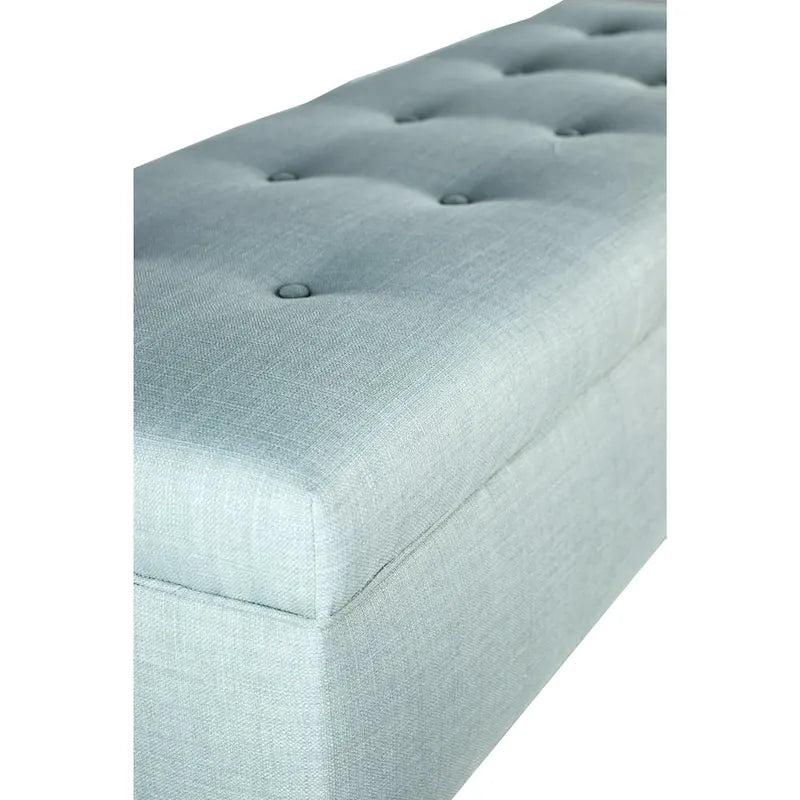 Banc de rangement ottoman capitonné Brooke