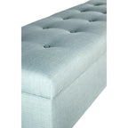 Banc de rangement ottoman capitonné Brooke