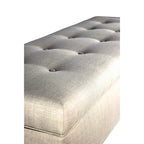 Banc de rangement ottoman capitonné Brooke