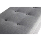 Banc de rangement ottoman capitonné Brooke