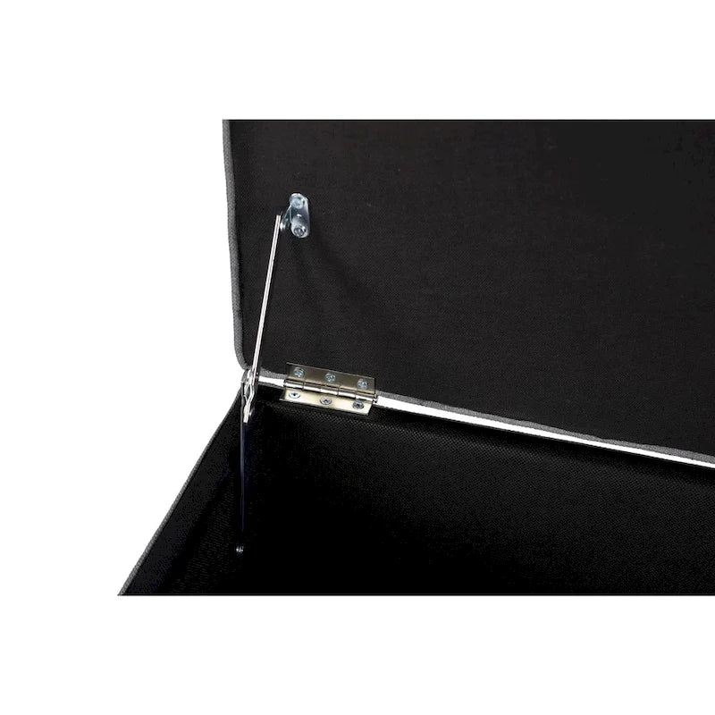 Banc de rangement ottoman capitonné Brooke