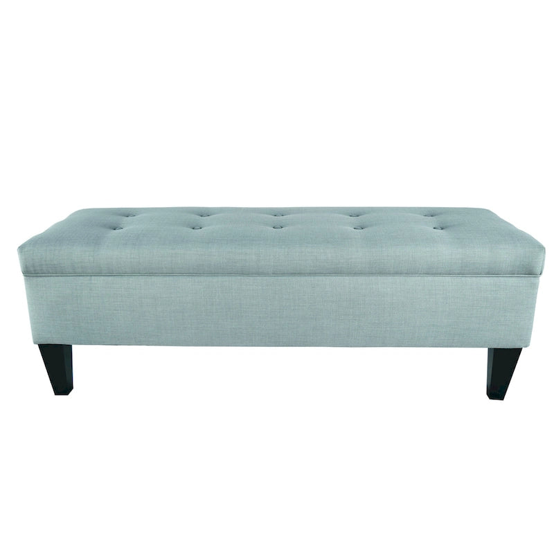 Banc de rangement ottoman capitonné Brooke