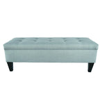 Banc de rangement ottoman capitonné Brooke