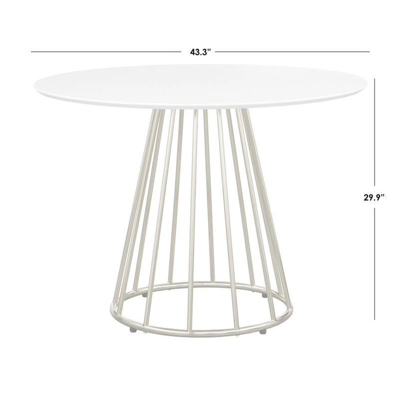 Table à manger ronde - 110 cm de diamètre