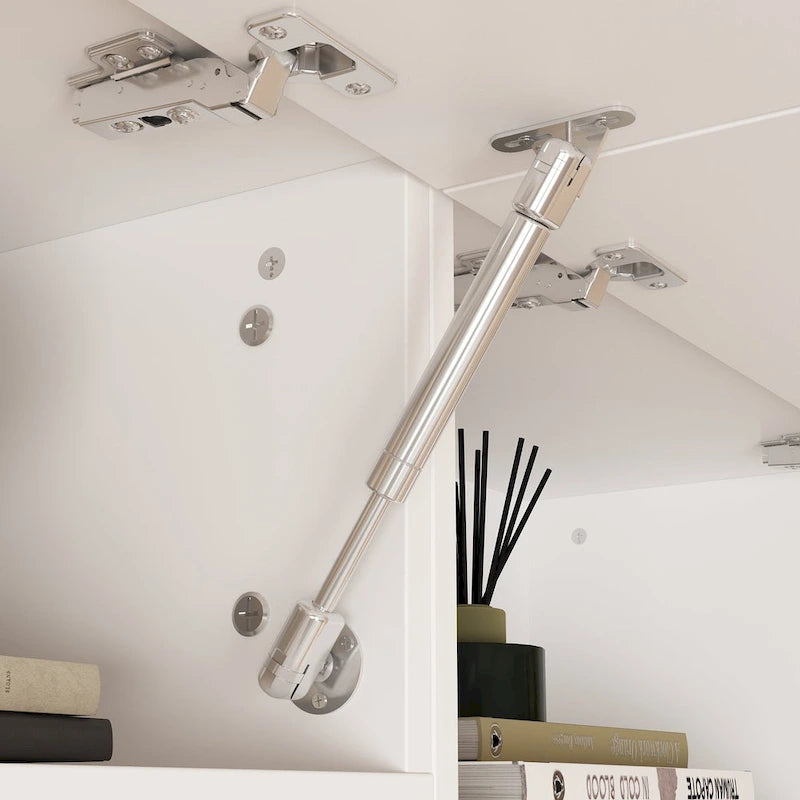 Meuble TV mural polyvalent éclairage LED - Convient aux téléviseurs jusqu'à 75 pouces