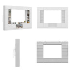 Meuble TV mural polyvalent éclairage LED - Convient aux téléviseurs jusqu'à 75 pouces