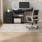 Bureau d'ordinateur d'angle en L de 140 cm avec tiroirs