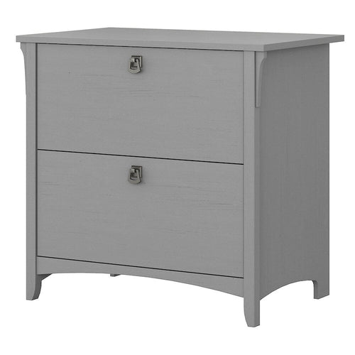 Classeur latéral à 2 tiroirs | Fini gris Cape Cod | Rangement pour bureau à domicile