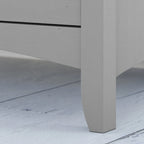 Classeur latéral à 2 tiroirs | Fini gris Cape Cod | Rangement pour bureau à domicile