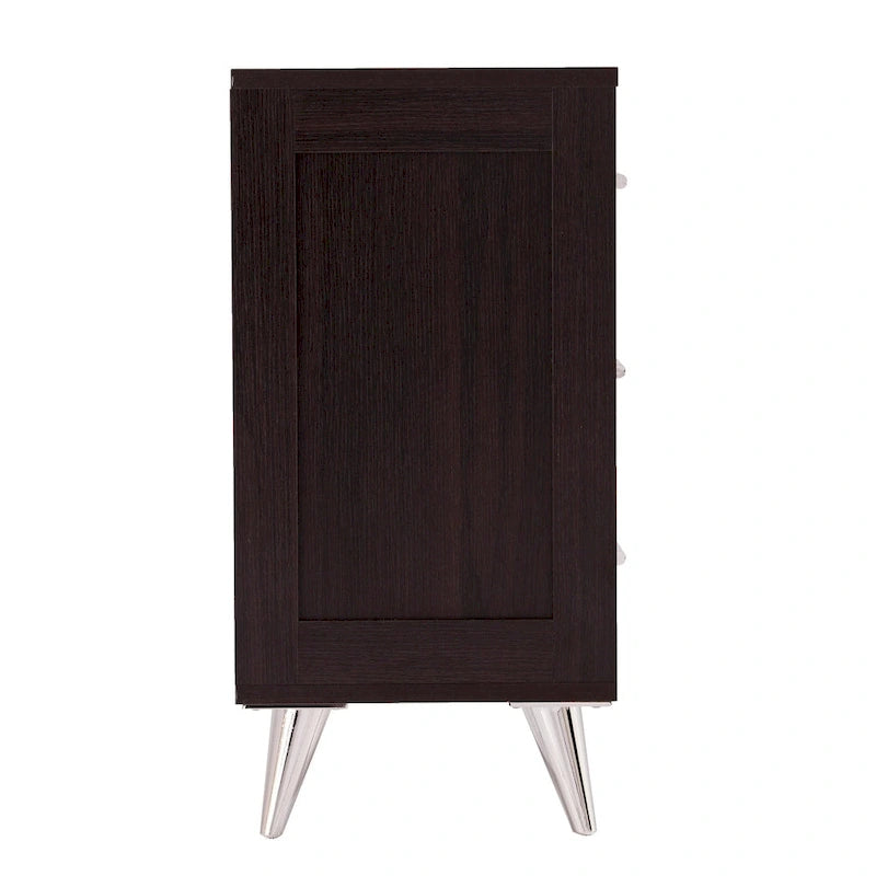 Table de chevet de rangement Mid-century moderne