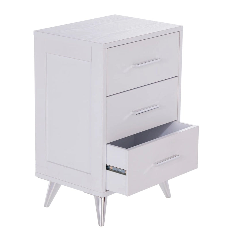 Table de chevet de rangement Mid-century moderne